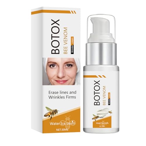 Water Ice Levin 2PCS Botox Bee Venom Wrinkle Removal Cream, Bee Venom Firming Cream, Botox Bee Venom Cream, Moisturizing, Lifting & Recovery for All Skin Types (2PCS Cream)