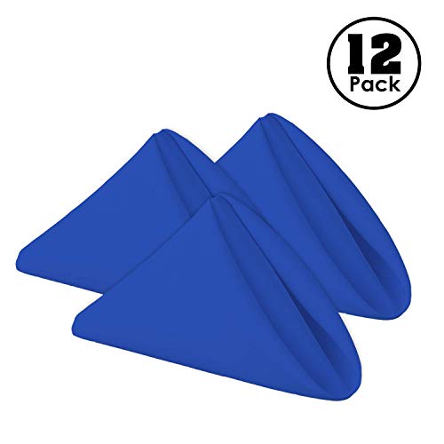 image for Gee Di Moda Cloth Napkins - 17 x 17 Inch Royal Blue Dinner Napkins - S