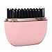 TARSHYRY Mini Hair Straightener Brush, PTC Fast Heating 30S USB Rechargeable Hot Brush with 3 Adjustable Temperature 160C 180C 200C, for All Hair Types (Pink)