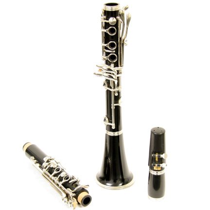 Rossetti Glossy Black Bb Clarinet Nickel Key w/Case