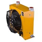 AH1012T Radiatore olio idraulico in alluminio con scambiatore di calore con scambiatore di calore in lega di alluminio idraulico da 100 l/min Efficiente(AC220V)