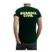 Piel Cabrera Camiseta Guardia Civil (Talla M, Verde)