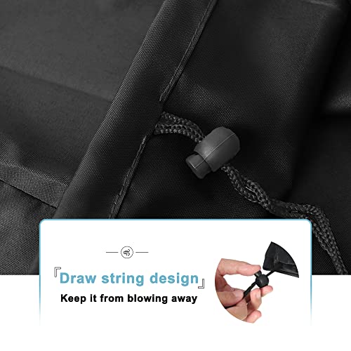 Garden Potting Bench Table Cover, Waterproof Protective Wooden Workstation Table Cover 420D Oxford Outdoor Potting Bench Table Cover 45" L X 20" W X 50" H Black(Only Cover) #TOP2