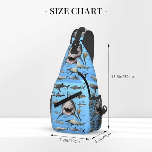Bolso cruzado tipo mochila de pecho negro deportivo miniatura 2