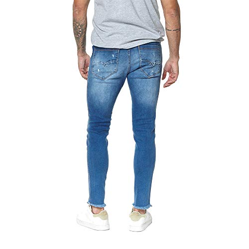 Calça Jeans Denuncia Skinny Low 101324194 Azul 42