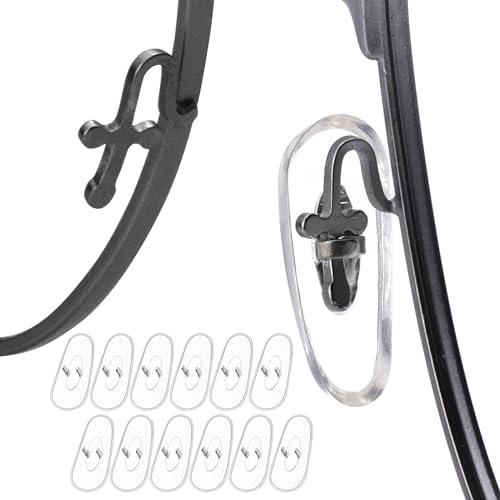 Image of Clear Soft Silicone Replacement Nose Pads for Ray-Ban Aviator RB3025 /RB3026 /RB3030 /RB3211 /RB3362 /RB3445 /RB4175