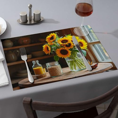Sets de table de Pâques premium en silicone lavable de haute qualité - 2