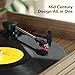 FEKTIK Bluetooth Record Player 10 in 1,FEKTIK 3-Speed Turntable for Vinyl with Speakers, LP to MP3 Converter, CD, Cassette Player, FM Radio, Wireless Streaming | Wooden