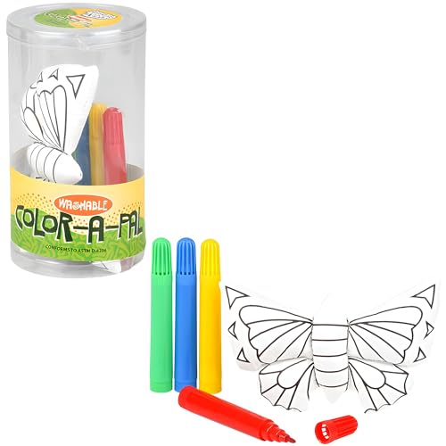 Rhode Island Novelty Color Your Own Butterfly Tube (1 Set)