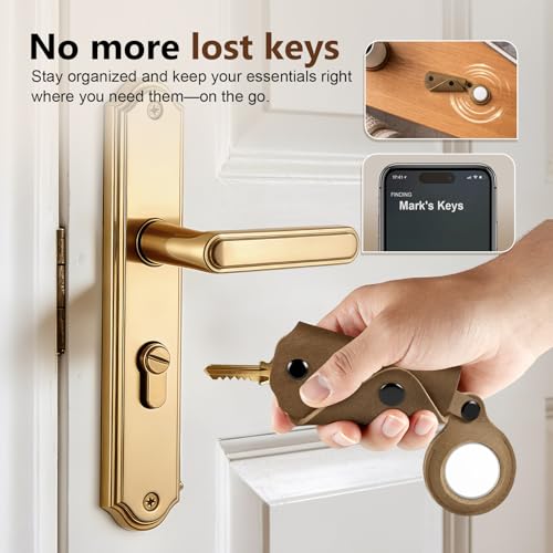 Image of Key Organizer for Men Compact Key Holder Minimalist Key Case Metal Key Chain Key Holder for Keychain Secures 2-5 Keys