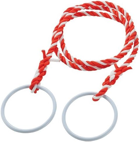 Mitomo Sangyo HR-2168 Sign Rope with Ring, Red and White