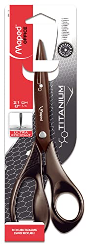 Preisvergleich Produktbild Maped M686110 - Schere Titanium, 21cm, asymmetrisch, schwarz