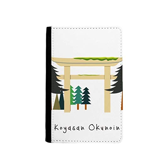 Porte-passeport japonais Koyasan Okunoin contre l'usure de voyage