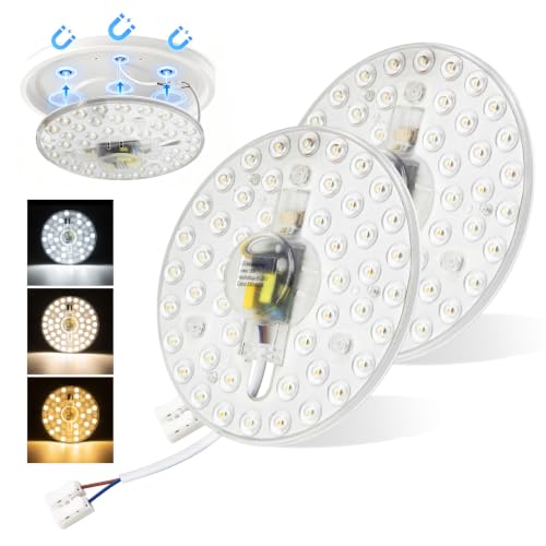 Ceiling Fan LED Light Replacement: Magnetic Tool-Free 3-Second Snap-on