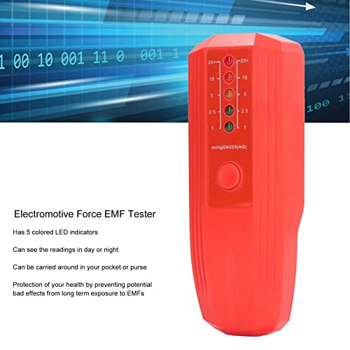 Medidor de Radiación EMF Electromotriz con LEDs Rojos miniatura 5