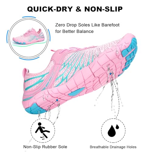 Image of Hike Barefoot Shoes for Women Men Non-Slip Breathable Walking Shoes Wide Toe Box Comfortable Athletic Footwear