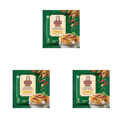 Image of India Gate Hyderabadi Classic Biryani Masala 70 gram (Pack of 3)