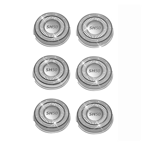 6 �����p�V�F�[�o�[�w�b�h SH30 SH50 SH70 SH90 Norelco �V���[�Y 1000 2000 ���݂��� S1020 S1050 S1060 �u���[�h�A�Z���u���ƌ݊�������(SH50)