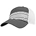 Callaway Golf 2018 Stripe Mesh Adjustable Hat, Charcoal/ White
