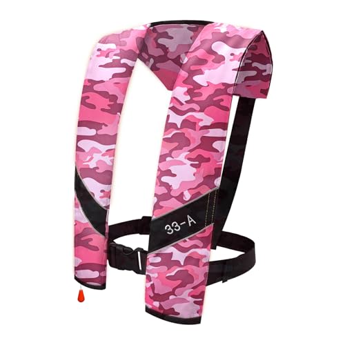 Image of Automatic Inflatable Life Jacket|Life Vest for Adults|PFD Low Profile|Supports up to 330 lbs