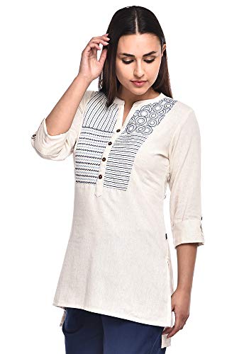 Image of Pistaa's Women's Cotton Straight Fit Straight Kurta