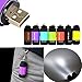 Cussity Mini Keychain Flashlights USB Rechargeable, Colorful Small LED Flashlight Torches for Kids/Adult Hiking Camping, Waterproof Pocket Flashlights for Backpack/Belt, (3Packs)