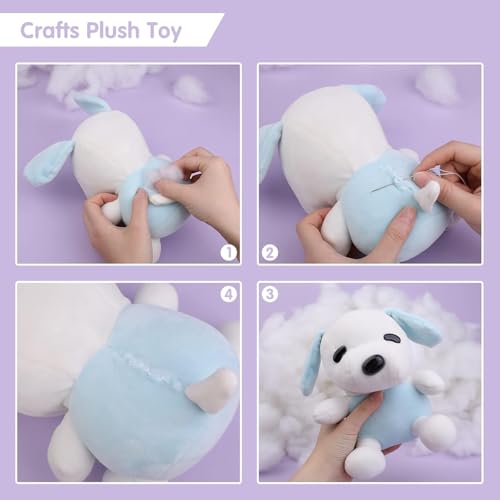 Image of Soft 2.5 Kg Fiber, Racron Polyester Synthetic Cotton Filling for Cushion, Pillow, Teddy Bear, Toy Stuffing (2.5 Kg, Pure Virgin Fiber, White) (Vacuum Packed)