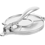 DECORNIJIA Tortillapresse 30cm Metall Teigpresse für Tortillas und Empanadas Inklusive Verstellbarer Funktion für Gleichmäßiges Pressen Geeignet für Anfänger und