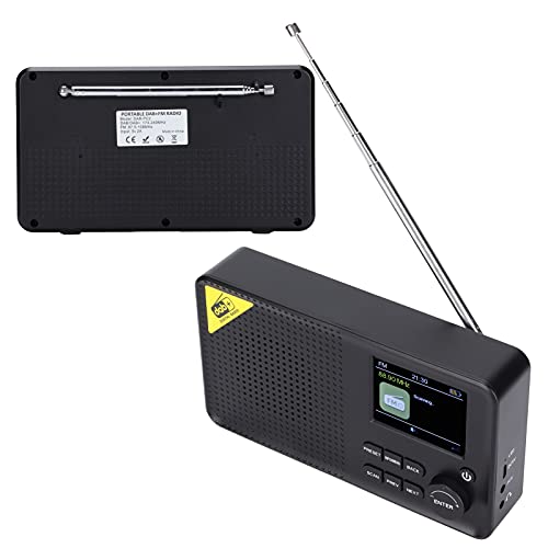 Ebtools Dab+ Digital Radio, Portable Bluetooth 5.0 Dab Radio Receiver With 2.4?Inch Lcd Screen, Suitable For Home, Office, Outdoor, Travel #TOP7