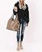 Ezbelle Women's Pullover Hoodies Oversized Sweatshirt Fleece Tops Loose Fit Sherpa Long Sleeve Fuzzy Hooded Sweatshirts Fall Outfits Coat Black S