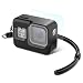 Produktbild HSU Silikon Schutzhülle Gehäuse Tasche und Gehärtetem Glas Displayschutzfolie für Gopro Hero 8 Action Kamera (Schwarz)