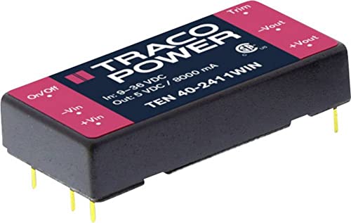 TracoPower TEN 40-2412WIN DC DC-Wandler Print 24 V DC 12 V DC 333 A 40 W Anzahl Ausgänge 1 x Inhalt 1 St
