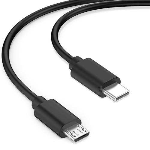 YLK   Cable USB C a Micro USB (1 m) para Samsung Galaxy S7 S6 S5 A8 Edge J7 J5 J3, Redmi Note 5, Mando PS 4/PS4 Pro/ PS4 Slim/Xbox One/PS Vita 2000 (1 m)