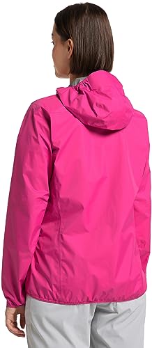 Chaqueta impermeable premium de mujer resistente al viento con acabados técnicos 4