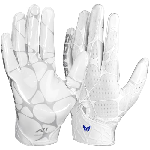 ermete R1 Football Gloves - Ultra Sticky Breathable Receiver Gloves Adult