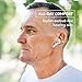 Cearvol Diamond X1 OTC Hearing Aids with Bluetooth Customizable App Hearing Test, Streaming Ability, Directional Sound Collection, for Mild to Moderate Hearing Loss, White