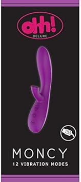 Ohh Toys Deluxe Vibrador Succionador Moncy, Purpura 19.6 x ...