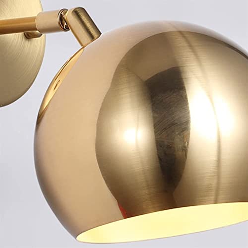 Aplique de pared de cobre WQHPLMD para decorar salones oscuros 3