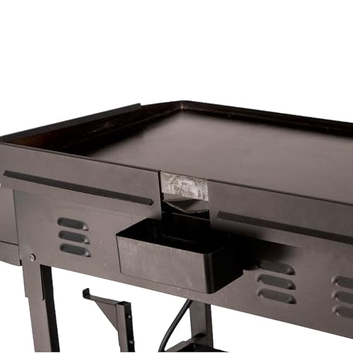 BLACKSTONE 5015 Griddle Wind Guards for 36 Inch Griddle Front and Rear Grease Model Premium Grill Accessories Heavy Duty Easy to Use and Clean Black Wind Screen for Outdoor Backyard BBQ Cooking Black - image 7