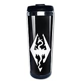 Skyrim Imperial Symbol Bethesda Game Studios Coffee Thermos Mug