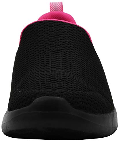 Image of Skechers Women's Go Walk Joy Sneaker, Black /Hot Pink, 7