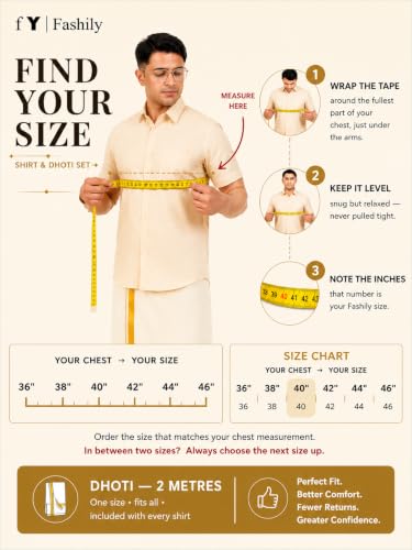 Image of Men's Traditional Indian Shirt and Dhoti Set, Half Sleeves Tissue Silk Cotton Shirt With Dhoti 2 metres for men