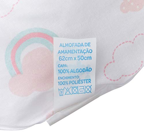 Papi Textil Capa Para Almofada De Amamentação Para Bebê Papi Baby 62Cm X 50Cm Contém 01 Un