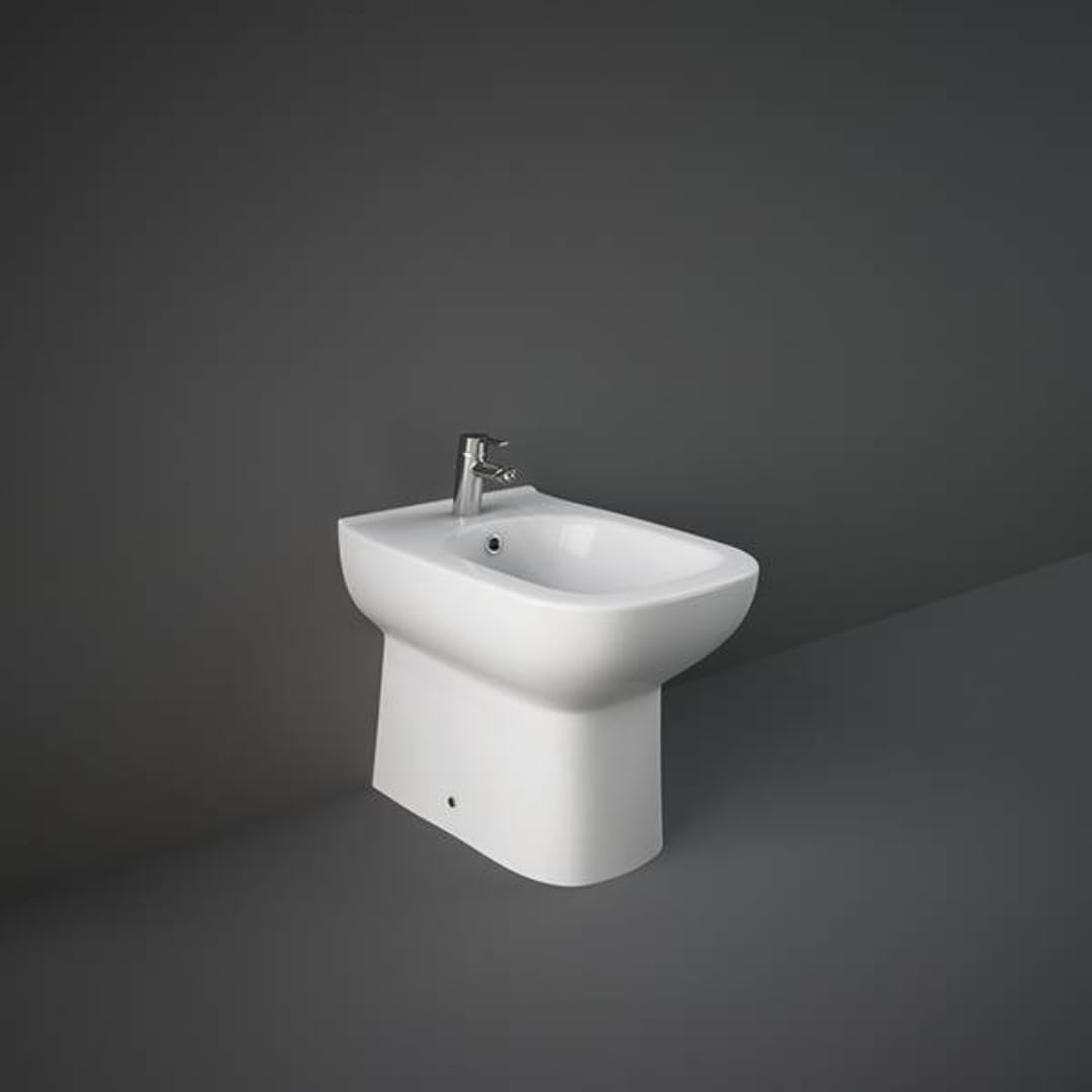 Bidé de pared de cerámica blanca serie Origin | Rak Ceramics