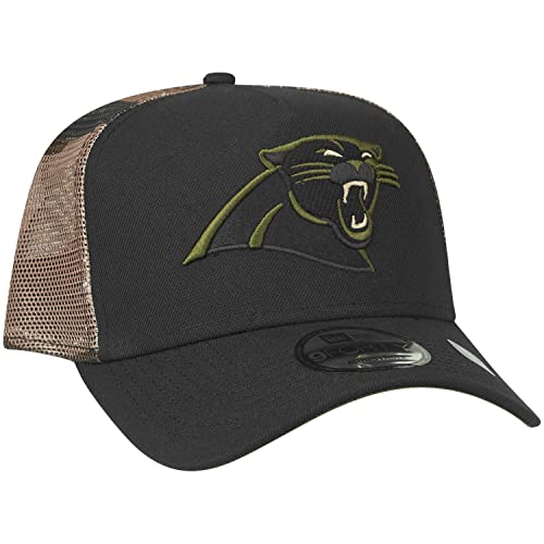 New Era Snapback Trucker Cap Carolina Panthers Wood Camo - vue 3