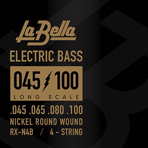 La Bella Strings »RX SERIES NICKEL PLATED – RX-N4B – E-BASS« Jeu de cordes pour Basses Électrique – Nickel Plated Steel… - Les Beatles, Paul McCartney, John Lennon, RIngo Starr, George Harrison La Bella Strings »RX SERIES NICKEL PLATED - RX-N4B - E-BASS« Jeu de cordes pour Basses Électrique - Nickel Plated Steel…