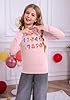 tiorhooe Number Day Shirt Kids Maths Shirts Boys Girls Funny Numbers Long Sleeve Top 3-8 Years (Pink1,140) #2