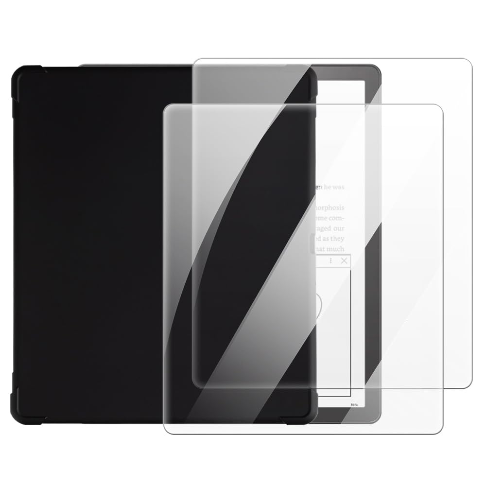 Funda y Protector Kindle Scribe 10.2 2024 de Vidrio Templado Negro 8