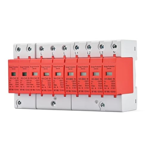 Dispositif Surtension AC SPD Parafoudre Basse Tension 4P 385V 40KA pour Tableau