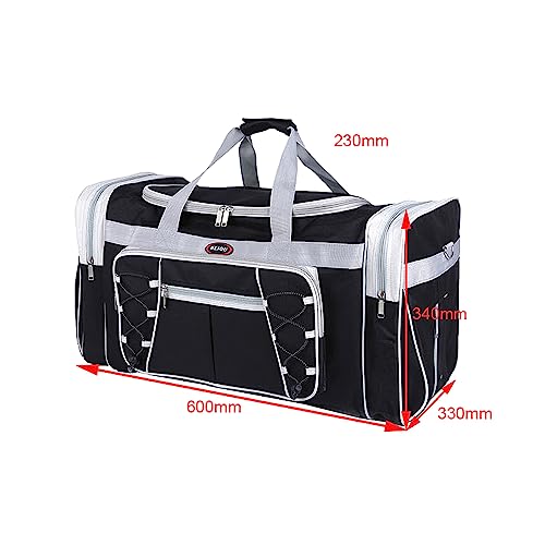 Jethrora 26 Inch Travel Duffle Bag Large Capacity Overnight Bag 600D Oxford Cloth Luggage Bag Wear R